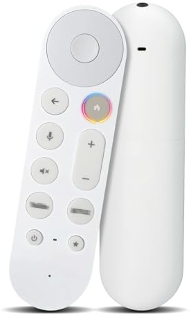 Mando a distancia de repuesto Chromecast para Google TV Streamer 4K, control remoto de voz compatible con Chromecast 4K Snow, GA03131-US, GA01920-US, GA01409-US, GA01919-US