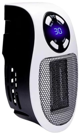 Riscaldatore Portatile Elettrico Plug-in A Muro Elettrodomestico Stufa Di Riscaldamento Mini Radiatore Scaldino Remoto Macchina 500W Riscaldamento Rapido