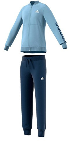 adidas YG PES TS, Tuta Bambina, Azzurro (Azusen), 170