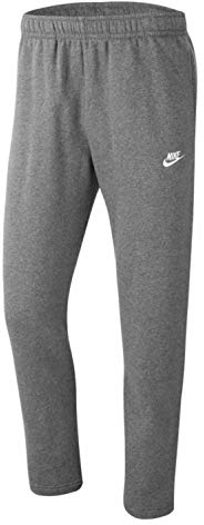 Nike Herren Sportswear Club Fleece Jogginghose, Charcoal Heather/Anthracite/White, S