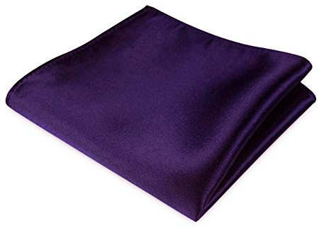 OUTLETISSIMO® POCHETTE FAZZOletto POCHE RASO VIOLET CLASSIQUE HOMME FEMME NOUVEAU, aubergine, Taille unique