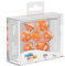 Oakie Doakie Dice Unisex – Erwachsene Würfel RPG-Set Translucent, Orange, Divers