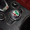 Logo Emblem Badge Aufkleber Kompatibel mit Alfa Romeo (50mm,Silver)