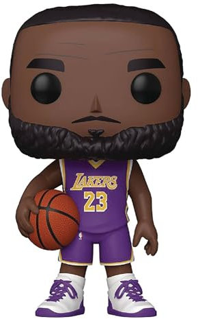 Funko POP! Lakers-10 NBA 10 Lebron James - (Purple Jersey) - Vinyl-Sammelfigur - Geschenkidee - Offizielle Handelswaren - Spielzeug Für Kinder und Erwachsene - Sports Fans - Modellfigur Für Sammler