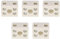 Weikeya Morsettiera in ceramica, connettori in ceramica di porcellana, 22 x 18 x 13 mm, 425 °C, isolamento in ceramica, fatto di rame,Morsettiera