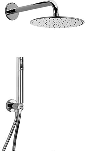Paini Cox Miscelatore Doccia soffione+braccio+duplex 440 Cromato 53CR441P4