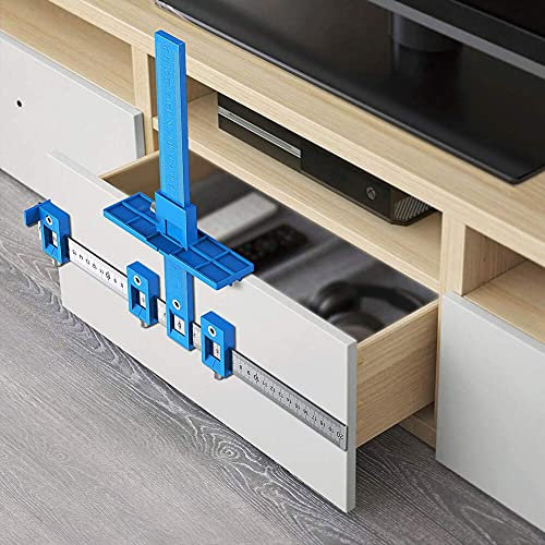Kabinett Hardware Jig, Locher Locator Bohrführung, Schrank Jig, Einstellbare Punch Locator, Messwerkzeug für die Montage von Griffen, für Installation von Griffen Knäufen an Türen oder Schubladen