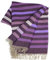 Rotfuchs Decke Wolldecke Kuscheldecke Plaid Wohndecke Streifen violett 100% Wolle (Merino)