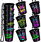 12 Pack 80s Party Shot Glass Necklace Back to the 80s Shot Glass on Beaded Plastic Necklace Retro Decorations for 1980s Birthday Neon Party Favors Supplies