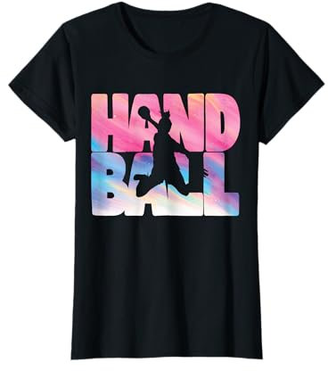 Handball Retro Handballerin für Handballspielerin Mädchen T-Shirt