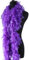 Nimedala Federboa Kostüm-Accessoire – 1,8 m Federboas für Damen und Herren, Kostüm-Feder-Boa-Zubehör für Tanzen, Hochzeit, Party, Cosplay, Halloween, Junggesellinnenabschied, Hirsch (lila, 1 Stück)