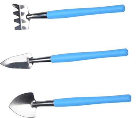 YARNOW 1 Stück Gartenwerkzeug Klein Kinder Gartenarbeit Werkzeug Garten Kinder Geräte Sukkulenten Werkzeug Set Bonsai Werkzeugset Anfänger Gartengeräte Kräuter Deko Rechen Kelle Eisen
