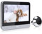 HAPYTHDA WLAN caméra de Surveillance de Porte avec Moniteur, caméra Espion de Porte 1080P avec Moniteur sans Fil 4,3 Pouces, Grand Angle 90° et capteur PIR, APP Vue en Direct Disponible