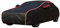 Auto Autoabdeckung Abdeckplane für Alfa Romeo Stelvio (949) 2017-2022, 100% Wetterfeste Sonne Staub Schutz Kratzer Beweis Vollgarage Autoplane,A/Black Red