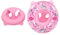 XQMMGO Flotador de Anillo de natación para bebé, bebés y niños pequeños, Anillo de natación Inflable con Asiento para bebés/niños pequeños de 0 a 12 Meses (Rosa)