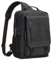 S-ZONE 13-16 Inch Canvas Laptop Backpack for Men Large Causal Daypack Crossbody Sling Chest Bag Water Resistant