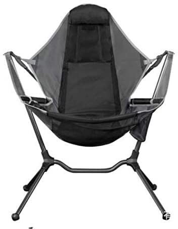 Chaise Camping Chaise Pliante Chaise Pliante Extérieure Pêche Camping Chaise Pliable Portable Jardin Chaise Relaxation Balançoire Chaise Avec Repose-pieds Confort Fauteuil De Camping Chaise Plage(B)