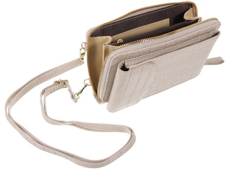 GALPADA Kleine Damen Crossbody Tasche Mit Großer Kapazität Leichte Umhängetasche Für Smartphone Münzen Und Schlüssel Modische Outdoor-handytasche Mit Glattem Reißverschluss Vielseitig Für