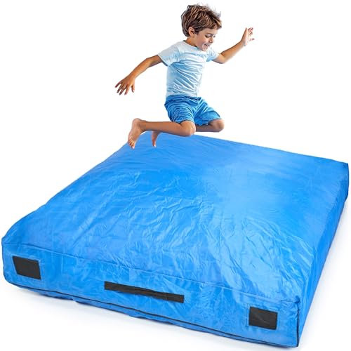 ODOXIA Sensory Crash Pad für Kinder | Groß 152 x 152 cm oder 122 x 91 cm | Autismus-Crashmatte für Kinder | Weiche Landung zum Springen & Spielen | Crashpad | Riesige Kinder-Schaumstoffmatte
