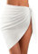 Tuopuda Pareo Damen Strand Sarong Tuch Wrap Vertuschung Sexy Wickelrock Beach Strandtuch zum Umbinden Wickeltuch Strandrock Strandurlaub Bikini Cover Up Tücher Für Badeanzug, Weiß