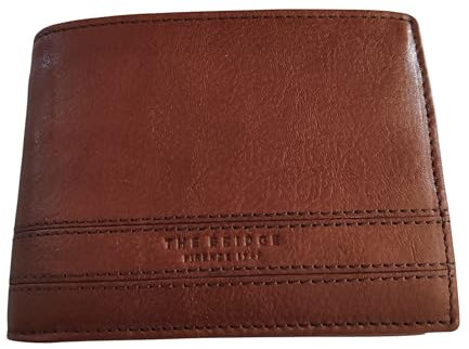 The Bridge Portefeuille Cesare 411515D9 avec porte-monnaie homme Cuir, marron, Taglia Unica