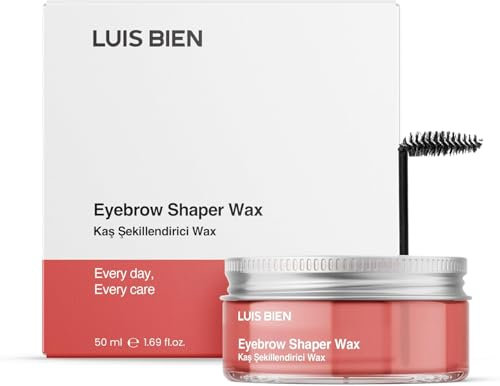 Luis Bien - Gel Fijador y Nutritivo para Cejas - Pincel incluido - Efecto natural y fijación duradera - Fácil de usar - Incoloro - 50 ml
