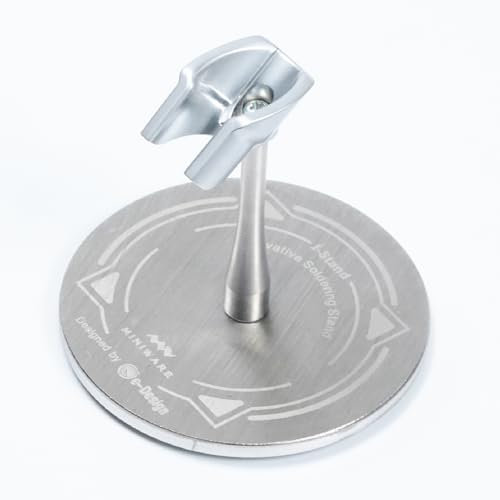 UY CHAN Original I-Stand Mini Ware Soldering Iron Stand Metal Board Holder for TS101 TS21 TS100 TS80P (Soldering Iron NOT Included)