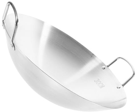 MUCKLILY Sartén Freidora Cestillo Sartén Inoxidable Práctica Utensilio De Cocina