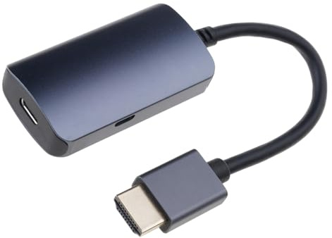 Laikoutd Sincronizzazione video Convertitore adattatore da HDTV a USB C 4K a 60 Hz Uscita chiarezza Funzione trasferimento dati dinamico Adattamento Hdtv USB C