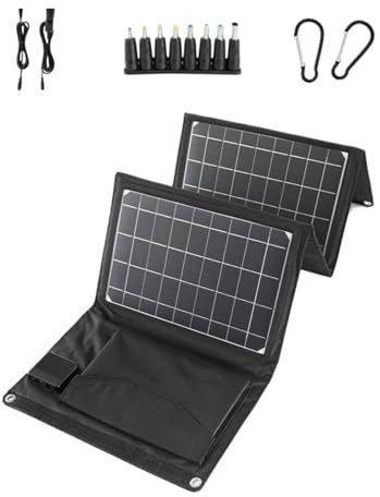 Panel Solar portátil Plegable de 50W, Doble USB, 18V CC, Que acampa, Panel Solar Plegable for Banco de energía for teléfono