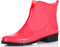 Ladeheid Stivaletti Donna in Gomma PVC Stivaletti Impermeabili da Donna Stivali Corti Eleganti in Gomma per la Pioggia per la Primavera e l'Autunno LA-930 (Corallo 36 EU)