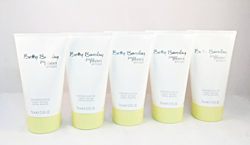 Betty Barclay Pure Pastel Lemon 5x Cremedusche 75ml (insg. 375ml) Reisegröße