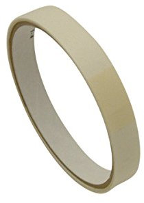 JVCC UHMW-Polyethylen-Folienband [5 mil Träger] (UHMW-PE-5): 1/2 in. x 5 ft. (Natürlich/Durchscheinend)