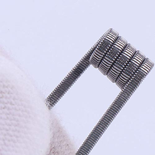RUIYITECH Hive- / Clapton-Draht/ Alien-Draht, verdrillt, fusioniert, vorgefertigt, hitzeresistent, RDA-Spule, 100 Stk. Alien 0.45ohm