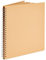 Paper Junkie Hardcover-Ringbuch - Quadratisch - Ideal als Fotoalbum, Gästebuch für Hochzeit, Verlobungsparty, Festliche Events - Braun, 40 Blatt (Kraftpapier-Braun) 30,5 x 30,5 cm