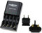 ANSMANN Powerline 4 Smart AA & AAA Battery Charger For NiMH NiCD Rechargeable Batteries with UK Plug and Multi LED Colour Display - Fast Individual Charging and Monitoring - 3 Yr Warranty