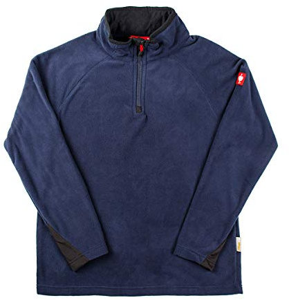Engelbert Strauss Herren Fleecepullover Troyer dryplexx Micro, Farbe:dunkelblau, Größe:3XL