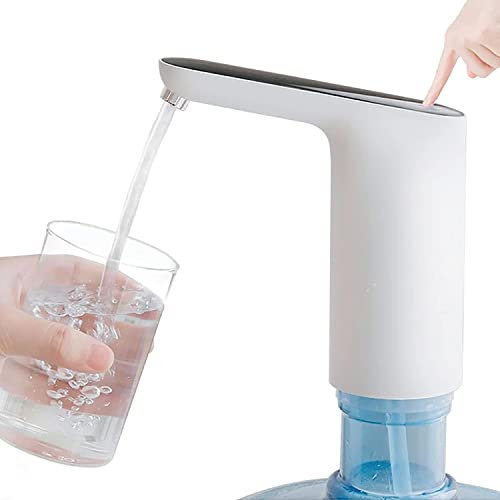 Trinkwasserpumpe, elektrische Wasserspenderpumpe Eingebaute 1200 mAh wiederaufladbare Batterie Berührungsschalter USB Lade automatische Trinkwasserpumpe für das Home Office