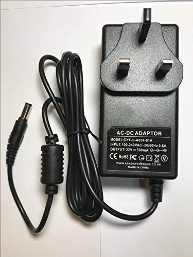 Replacement for 22V 500mA Charger for Bosch BCH6PT18GB Tornado Red Athlet Vacuum
