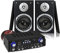 Fenton SHFB55B 5 Hi-Fi Bookshelf Speaker Set with AV100BT Stereo Amplifier, 180W Bluetooth Audio System for Home, Powerful Sound, Compact Design, Ideal for Music, Movies, and Gaming