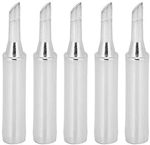 Lötspitze, 5-teilige Lötkolbenspitzen 900M-T Hufeisenkopf 3C bleifreies, langlebiges Schweißzubehör