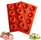 yeemeen 2PCS Moule à Donut en Silicone, 8 Trous Silicone Plateau Gâteau Bâton Mould Gâteau au Chocolat Pudding Gelée Muffin Plateaux pour Cuisine Cuisson Décoration, Antiadhésif