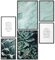 Papierschmiede® Mood Poster Set Green Resistance, Bilder Wohnzimmer Deko Schlafzimmer, 2x DIN A4 und 4x DIN A5, Marmor Kaktus Kunst Grün - Wandposter ohne Rahmen