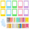 10 PCS Mini Instant Photo Frames With 40 Sheets Instant Photo Sticker And 1Pcs Cleaning Cloth Compatible With Fujifilm Instax Mini 11 9 8 70 7s 90 26 Instant Camera Photo(not include the film)