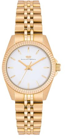 Rhodenwald & Söhne Damen Uhr analog Japan Quarzwerk mit Edelstahl gelbgold Armband 10010368