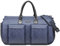 Modoker Wandelbarer Kleidersack aus Leder, Handgepäck für die Reise, wasserdichter Kleidersack, Geschenke für Männer, Frauen, Business – 2 in 1 hängender Koffer, Anzug, Reisetaschen, blau