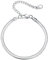 U7 Silber Armband Damen Flache Schlangen Armband Silber Flacher Armreif ohne Anhänger 3mm Breit Oberarmreif Schlangenarmband Edelstahl Wasserfest Armschmuck Simpel Armkette Modeschmuck für Frauen