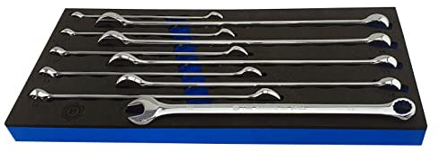 Hallmark 10pc Extra Long Combination Spanner / Wrench Set 10-19mm - CEXMSET10TC