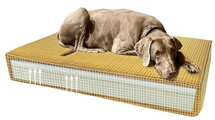 Madison Orthopedic Cushion Velvet Yellow S