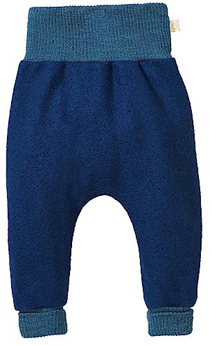 disana Pumphose Baby & Kinder - 100% Bio-Merino, Leichter Wollwalk – atmungsaktiv & mitwachsend - Unisex Gr. 62 – 104 - nachhaltig & fair – besonders bequem - Made in Germany | Marine Gr. 74-80